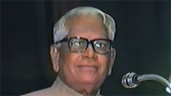 R. Venkataraman - Chief Guest, JBA 1985
