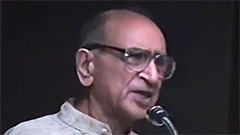 Narayan Desai - Recipient, JBA 1999