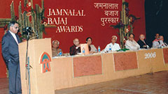 Jamnalal Bajaj Awards 2006 - Award Ceremony