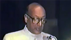 Ramkrishna Bajaj's Speech - JBA 1985